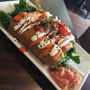 enchiladas  at Be Raw Food and Juice in Dallas