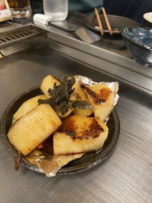 Yam steak   at Miyabi - お好み焼き 創作鉄板 雅 みやび in Kyoto