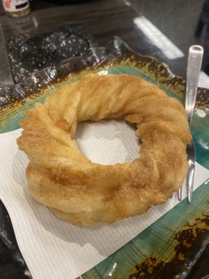 Udon donut   at Miyabi - お好み焼き 創作鉄板 雅 みやび in Kyoto