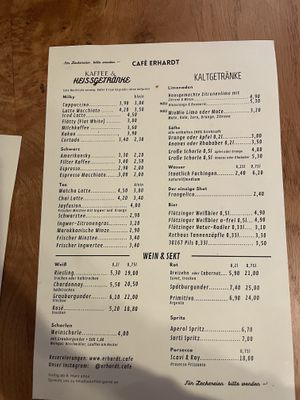 Stand März 2024  at erhardt - das neue Café in Hannover