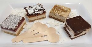 Just a few of the amazing organic vegan slices available at organic nation! at Organic Nation in Hamilton