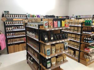 The shelves are packed with natural & Organic products! at Organic Nation in Hamilton