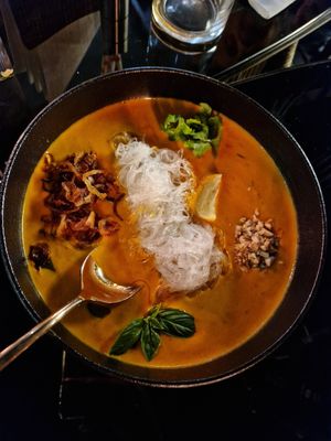 Khow Suey at Le Ambrosia in New Delhi