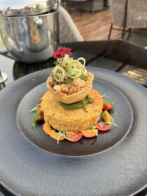 Sorry forgot the name of this dish   at Le Ambrosia in New Delhi