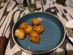 Zanzibar Kalimati (fried dumplings with sugar syrup) at Sharazad Wonders Boutique Hotel Stone Town in Zanzibar