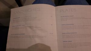 Menu 1 at Servis Fantazia in Pristina