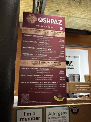   at Oshpaz Dumplings in London