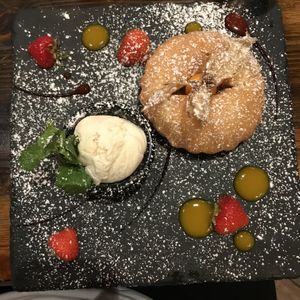 Vegan Apple Tart with Vegan Ice Cream! at Quay Street Kitchen in Galway