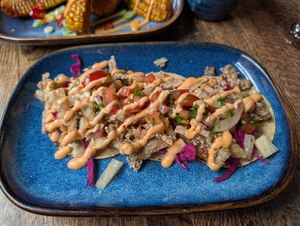 Vegan mushroom tacos at Common Bar & Kitchen in Blackpool