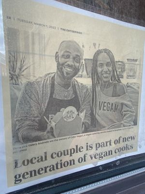 Owners  at Cabo Vegan in Brockton