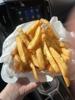 Truffle Parmesan Fries  at Cabo Vegan in Brockton