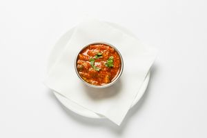 Mix Pickle:
Spicy and sour sauce made from mixed vegetables and fruits. at Tandoor King Indian Restaurant in Karlovy Vary