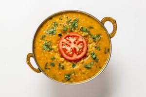 Dal Tarka:
Indian lentils are prepared with a mixture of Indian spices. at Tandoor King Indian Restaurant in Karlovy Vary