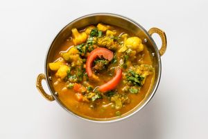 Mix Vegetable Curry:
A light curry made with mixed vegetables. at Tandoor King Indian Restaurant in Karlovy Vary