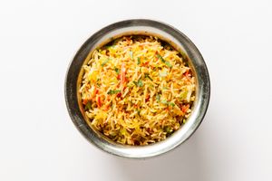 Cumin Rice at Tandoor King Indian Restaurant in Karlovy Vary