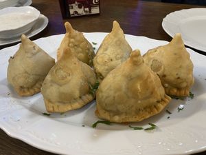 Delicious Samosas  at Tandoor King Indian Restaurant in Karlovy Vary