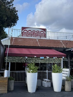 Exteriorr  at Moon Indian Cuisine in Atlanta