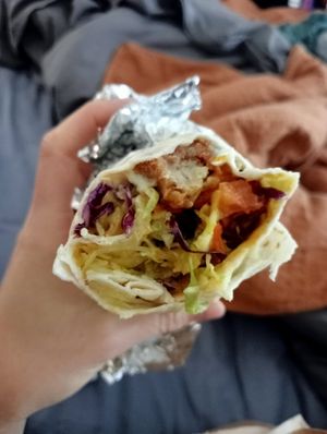 Satay wrap at Vego's in Charlestown