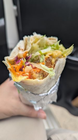 Satay wrap at Vego's in Charlestown