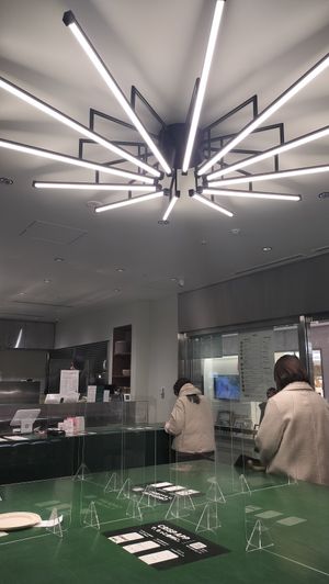 Interior at Crisp Salad Works in Osaka