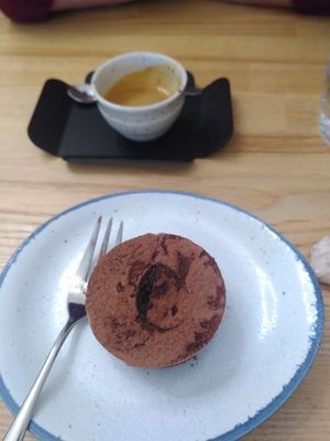 Raw dessert - tiramisu style. at Bakla Café in Pardubice