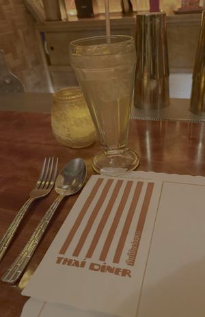 Green tea cold brew   at Thai Diner in New York City