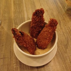 Chicharrón de berenjenas at Lenteja Express - Centro in Medellin