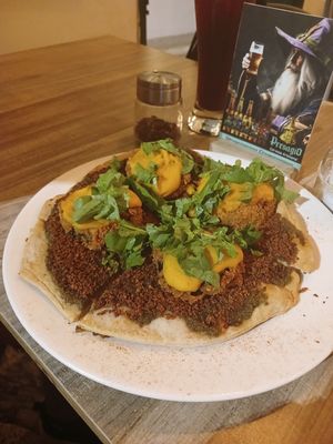 Vegan pizza 10/10
Estaba deliciosa, muy buena combinación de sabores at Lenteja Express - Centro in Medellin