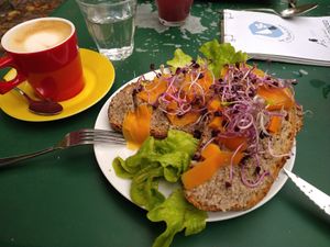 Desembrood met duxelles at De Veldkeuken in Bunnik