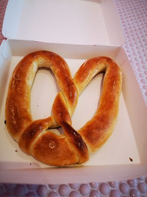 The Original using vegan butter at Pretzel  in Karrinyup