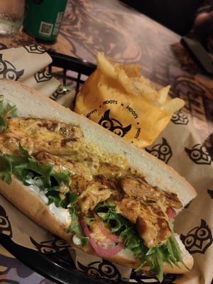 Vegan "chicken", Oumph at Hoots in Oerebro