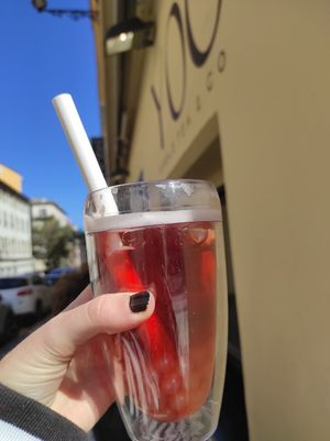 Bubble tea pastèque 🍉 at Yoö bubble tea & Co in Bastia