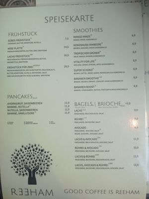 Vegane Optionen möglich at Reeham Coffee in Berlin