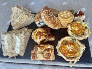 Afternoon tea  (by All Good Things Vegan, served in The Miggi)  at The Miggi Vegan Guesthouse in Paignton