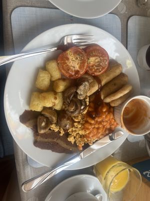 Large breakfast   at The Miggi Vegan Guesthouse in Paignton