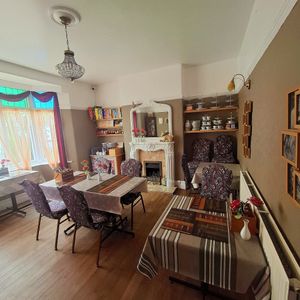 Dining room at The Miggi Vegan Guesthouse in Paignton