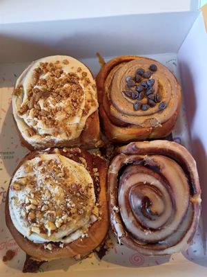 On the right, January specials at Have A Roll in Brussels