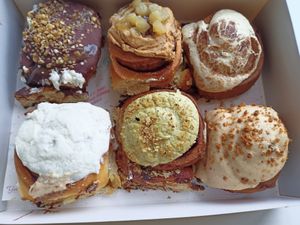 March special are Snickers and chai pears at Have A Roll in Brussels