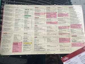 Menu Nov 2025  at Bill's in Leeds