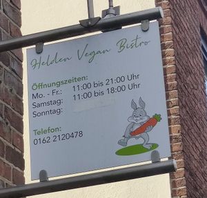  at Helden Vegan Bistro  in Kranenburg