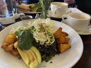 Miso Roasted Butternut Squash & Wild Rice  at Barbette in Minneapolis