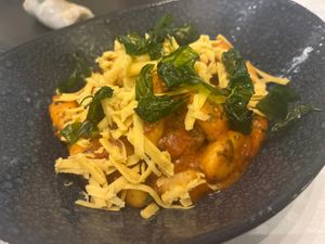 Gnocchi (even with vegan cheese)  at Quills Restaurant in Kempton Park