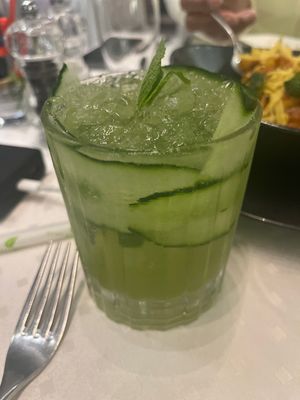 Cucumber and Mintt  at Quills Restaurant in Kempton Park