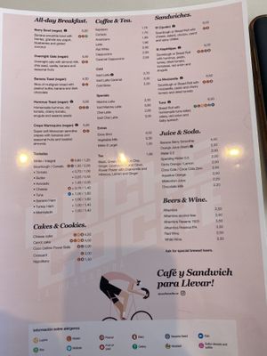   at Coche Coche Cycling Café in Almunecar