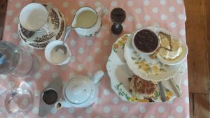 Afternoon Tea with Scones at Norman's Coach and Horses in London