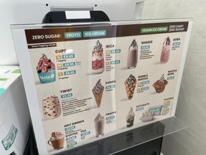 Menu  at Yolé in London