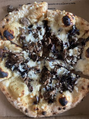 Funghi Pizza  at Humble Wood Fire Pizza in Gainesville