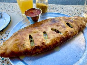 Vegan Calzone   at Humble Wood Fire Pizza in Gainesville