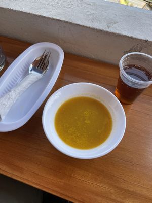 Carrot and potato Soup   at Choco Arte in Medellin