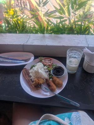 Falafel at Choco Arte in Medellin